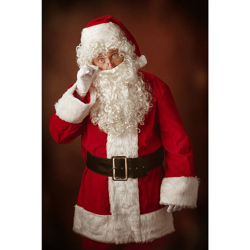 Costum de Mos Craciun, Zola®, marime universala, 7 elemente, imitatie velur Costum de Mos Craciun, Zola®, marime universala, 7 elemente, imitatie velur